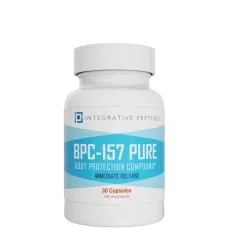 Integrative Peptides BPC-157 PURE Immediate Release Пептиди для загоєння тканин швидкого вивільнення, 30 капсул