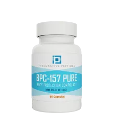 Integrative Peptides BPC-157 PURE Immediate Release Пептиди для загоєння тканин швидкого вивільнення, 60 капсул