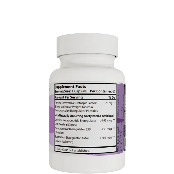 Integrative Peptides CogniPep Пептиди для підтримки оптимізації тканин головного мозку, 60 капсул