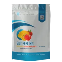 Integrative Peptides Gut Feeling Travel Sachets — Mango Strawberry — Пептиди для підтримки шлунково-кишкового і системного здоров’я (зі смаком манго та полуниці), 45 стіків